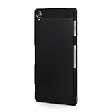 Xperia Z3 Case, MOTOMO SONY Xperia Z3 Case Aluminum [Brushed Aluminum] Metal Cover Protective Case for Xperia Z3 - Retail Packaging (Black)