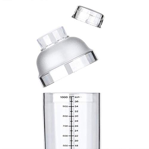Cocktail-Shaker, transparenter Getränke-Shaker, Kunststoff-Bar-Set, 940 ml – Bild 5
