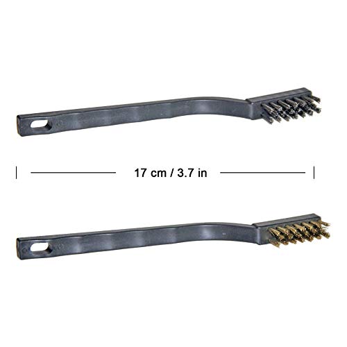 2 Brushes+Stainless+Scratch+Automotive+Cleaning