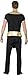 Smiffys Egyptian Kit, Gold with Collar, Cuffs & Belt, Legends & Myths Fancy Dress, Ancient Egypt Dress Up Costumes