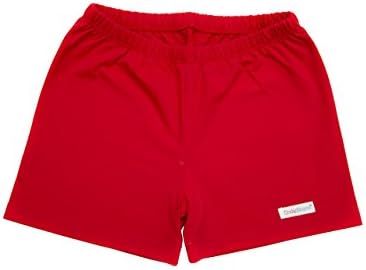 Little Girls All in One Under Shorts - Red - 6