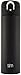 Simple Modern Vacuum Insulated 16oz Kona Travel Mug - Stainless Steel Tea Coffee Cup - Powder Coated Hot Cold Thermos - Canteen Water Bottle - Midnight Black
