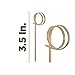 Prexware Bamboo Ring Skewers, 3.5 Inch Loop Skewers, Bamboo Skewers Cocktail Picks. 100 Count.