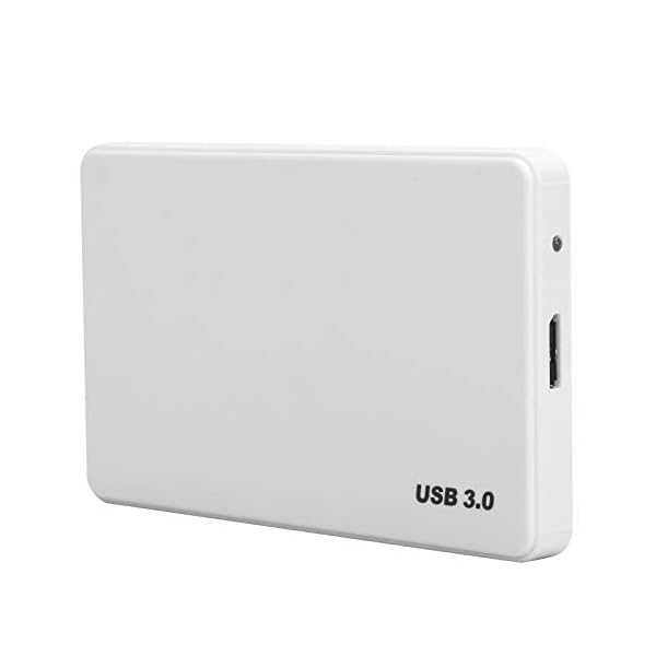 Vbestlife Festplatte, USB3.0, Externe Mobile Festplatte, 2,5 Zoll, für Desktop-Laptop, Notebooks, Computerzubehör, Weiß… – Bild 4