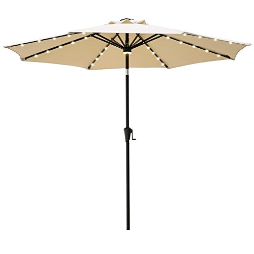 Patio Umbrella Lights, 104 LED 8 Modes with Remote Controller, Waterproof Outdoor Decoration Atmosphere LED Strip Lights for Bar Holiday Home Party Hotel (Warm-White) - Thumbnail 5