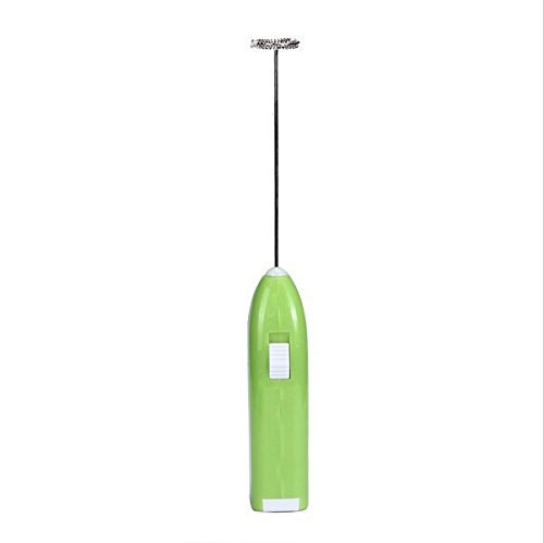 KevenAnna 1 Pcs Electric Hand Held Milk Frother Milk Wand Mixer for Coffee Hot Milk (green)