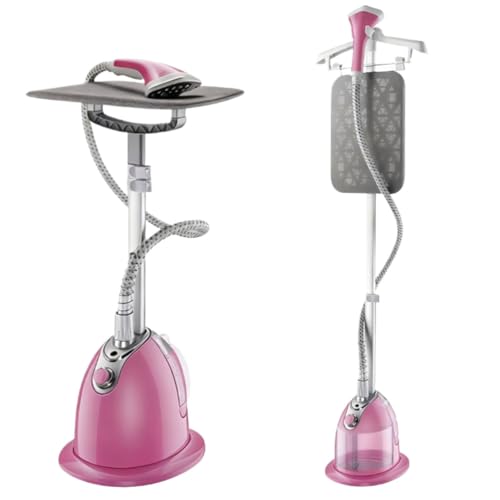 HYZHANHONG Household Single Pole Handheld Hanging Iron Machine Multi Functional Vertical Clothing Steamer 20S Fast Heat Up(with 1.4L Water Tank)