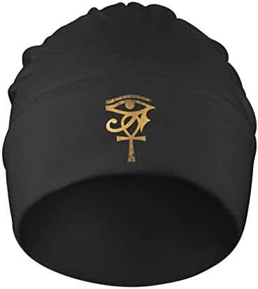 Orthodox Christian Cross Black Beanie Hat for Men Women Winter