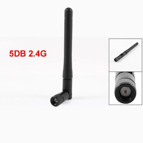 12G Black 5Db 2.4G Sma Male Wifi Wireless Adapter Network Lan Card Antenna