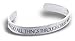 FORGIVEN JEWELRY Philippians 413 Stainless Steel Cuff Bracelet I Can Do All Things Through Christ