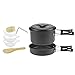 ShellKingdom Outdoor Cookware Set,Non-Stick Camping Cookware Set and Backpacking Portable Picnic Cookware Set for Outdoor,Hiking,Camping,Trekking,1-2 Personthumb 1