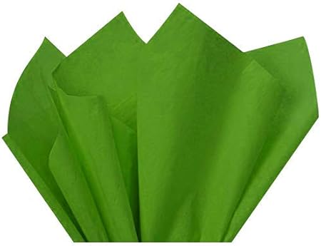Amazon Flexicore Packaging モスグリーンギフト包装ティッシュ ペーパー サイズ 15インチ インチ 数 10枚 カラー 苔緑 Diy工芸美術ラッピングクレープ飾りポンポン梱包 パーティー Flexicore Packaging ティッシュペーパー