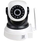 VideoSecu Wireless Audio Video IP Day Night Vision Security Camera with Pan Tilt Wi-Fi for iPhone, iPad, Android Phone or PC Remote View MZ7