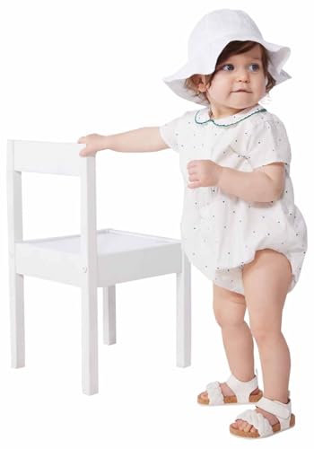 Petit Bateau A0CE5 Mono, Blanc/Multico, 18 mois Bebita