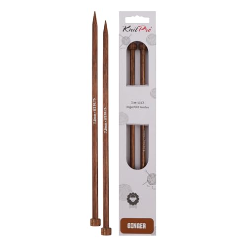 KnitPro Ginger Single Pointed Needles 10 (25cm) | 7.00mm