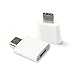 44LLC Apple Lightning 8-Pin Female Cable (Sync) to MicroUSB Converter for iPhone SE-5-5s-6-6s-Plus-iPad Mini-Air-Pro, Kindle, Tablet, Phone, Power Bank, TV Stick and Multiple Use