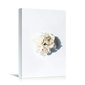signwin Canvas Wall Art White Floral Arrangement Bouquet...