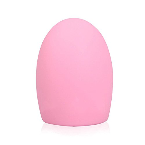 NIPOO Makeup Brush Cleaner - Silicone Glove Scrubber Board Cosmetic Clean Tools (Pink)