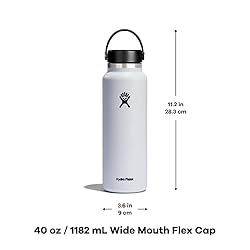 Hydro Flask 40 Oz Steel Double-wall Wide Flex Cap