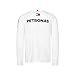 Mercedes-AMG Petronas Motorsport 2019 F1 Team Long Sleeve Driver T-Shirt White (L)
