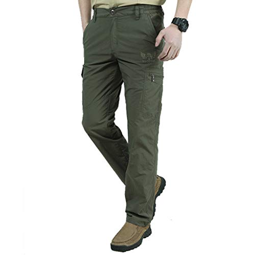 VEZAD Men Summer Outdoor Sports Cargo Pants Fast-Drying Breathable Trousers - Thumbnail 5
