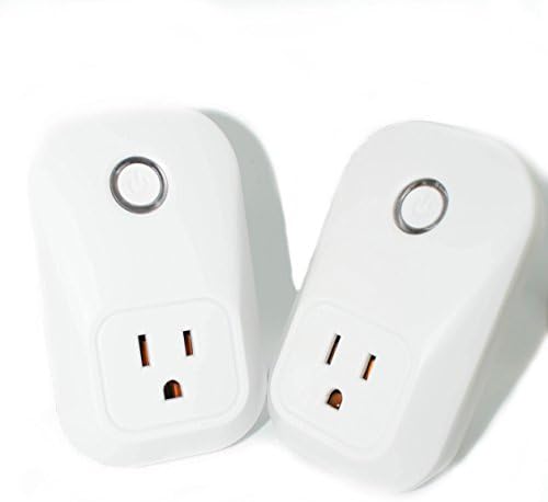 Wifi Smart Plug, No Hub Required, Wireless Home Automation, Turn On/Off Wifi Controlled Smart Outlet from Anywhere, 2-Pack (White)