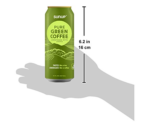 Sunup Pure Green Coffee, Sweetened with Stevia  (Pack of 12)