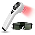 Cold Laser Human/Vet Device with LED Display Targets Joint and Muscles for Infrared Light(2x808nm +12X650nm)