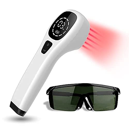Photo 1 of Cold Laser Human/Vet Device with LED Display Targets Joint and Muscles for Infrared Light(2x808nm +12X650nm)