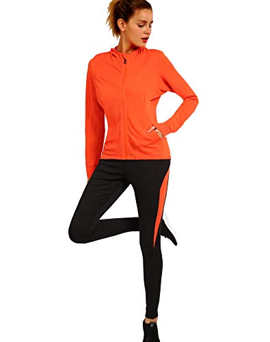 Activewear Sets for Women-Workout Clothes Gym Wear Tracksuits Yoga Jogging Outfit HoodieJacket Pant Legging 2PiecesSet