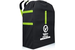 V VOLKGO Large Stroller Bag for Airplane, Large Cover for Airtravel, Jogger & Umbrella Stroller Cover for Travel - Fits Wide, Gate Check Bag, Heavy Duty Durable Infant carrier covers for Air Travel