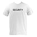 UGP Campus Apparel Security, Bouncer - Event Safety, Military, Law, Officer, Guard - Adult Cotton T-Shirt - 3X-Large - White