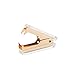 Gold Staple Remover Cute Clear Staples Remover Acrylic Body Steel Jaws Staple Puller Removal Tool for Dress Up Home Office School Desk Accessories Gift (Gold)