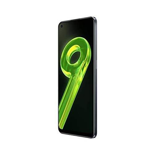 realme 9-8+128GB Smartphone, 90 Hz Super AMOLED Display, Snapdragon 680 Processor, Strong 5000 mAh Battery, Slim Profile with 7.99 mm, Ripple Holographic Design, Meteor Black