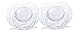 Philips AVENT BPA Free Translucent Orthodontic Infant Pacifier, 0-6 Months, Color May Vary, 2-Pack
