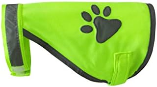 Ching Duole Dog Reflective Vest High Visibility Dog Harness Sizes To Fit Dogs 10 lbs To 130 lbs For Outdoor Activity To Prevent Cars And Hunting Accidents Special Design with Velcro Straps