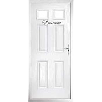 Walls with Style Door Decals Pantry, La Cuisine, Les Toilettes, Powder Room, Stickers, (Restroom 12