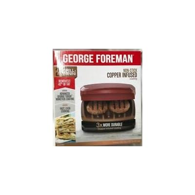 george foreman copper infused grill and panini