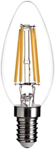 ONDENN LED Filament bulb Lights E12 4W 400LM 2700K Warm White Dimmable 110V Replacement for 50Watt Classic Light Bulbs