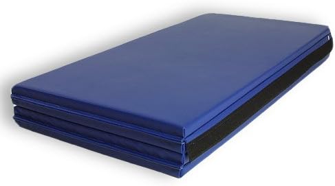 Gymnastics Super Mat 2' Panel w/End Fasteners - 4'x8'x1 3/8" Blue