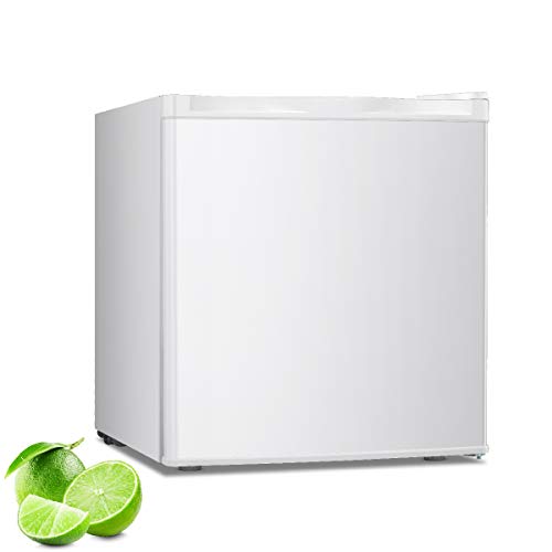 R.W.FLAME Mini Freezer 1.1 Cubic Feet, Small Freezer Reversible Single