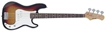 Stagg P250-SB Standard P Bass 4-String Electric Bass Guitar - Sunburst
