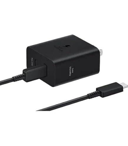 Amazon.com: SAMSUNG 45W Wall Charger (2024) Power Adapter with