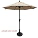 EliteShade USA Umbrella Base Stand Market Patio Outdoor Heavy Duty Umbrella Holder,Black