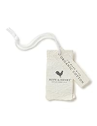 Hope & Henry - Camiseta térmica de manga larga para niño fabricada con algodón orgánico