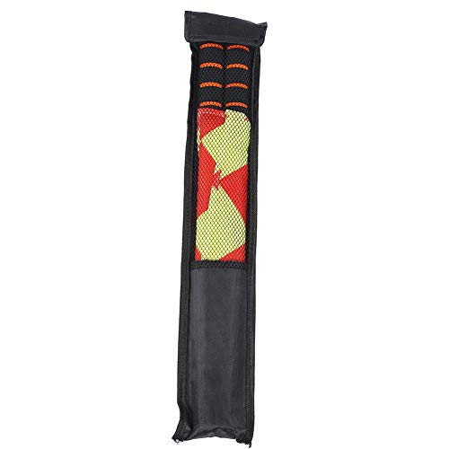 Soccer Referee Flag, 2Pcs/Bag Soccer Football Referee Sport Match Linesman Flag with Storage Bag