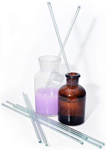 Glass Rod 9.8 inch Stirrer Glass 250 mm Glass Stirring Rod Pack 10 pcs of stir sticks - Glass Rods - Glass Rod for Stirring - Stirring Rods