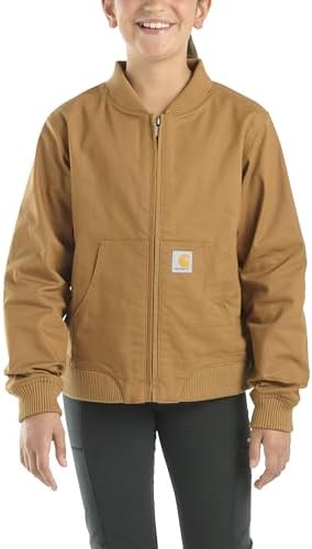 Amazon.com: Carhartt Little Girls Sherpa Lined Jacket Coat