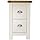 Schrank Bits 2 Schubladen Petite Nachttisch mit Chrom ...