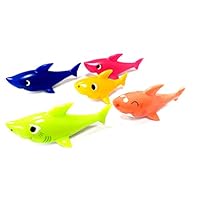 Furious Narwhal Baby Shark Family Toy Figurines